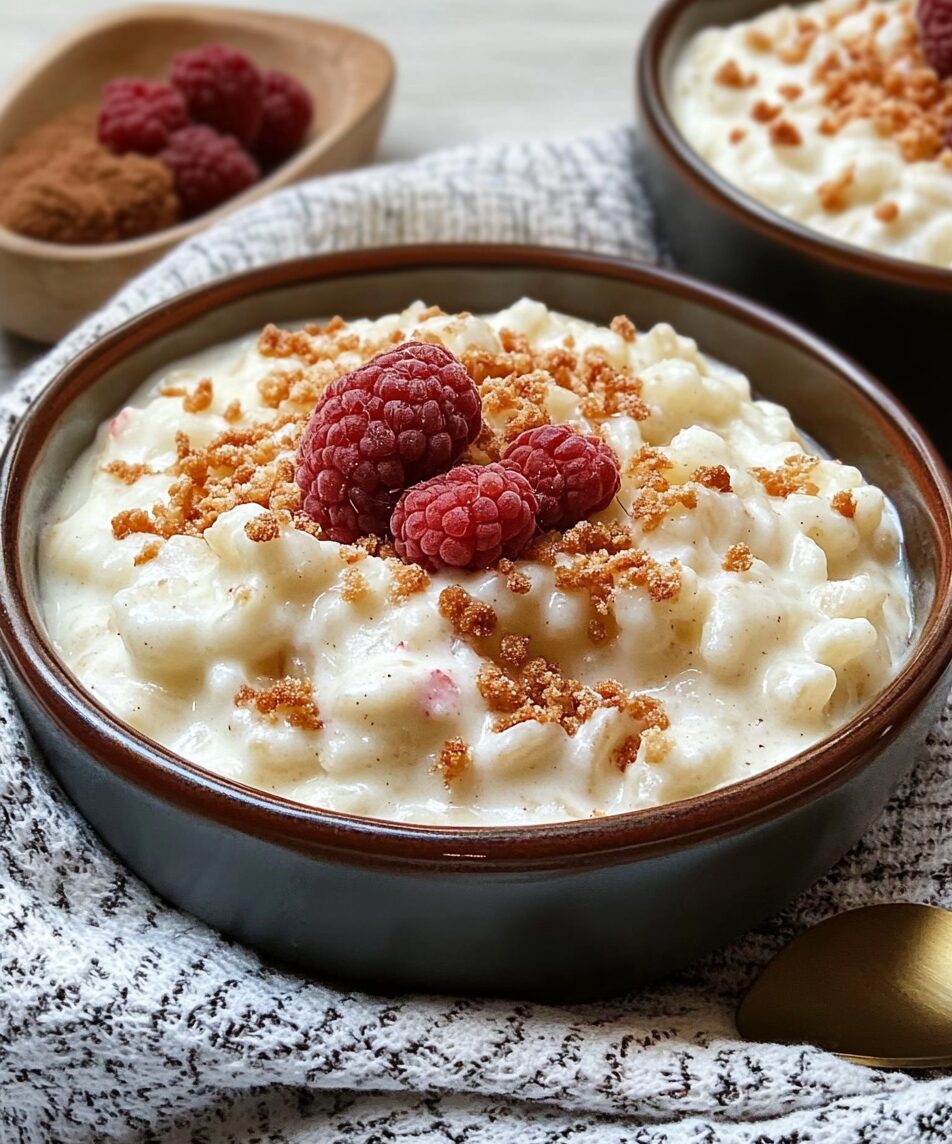 Creamy Vanilla Rice Pudding