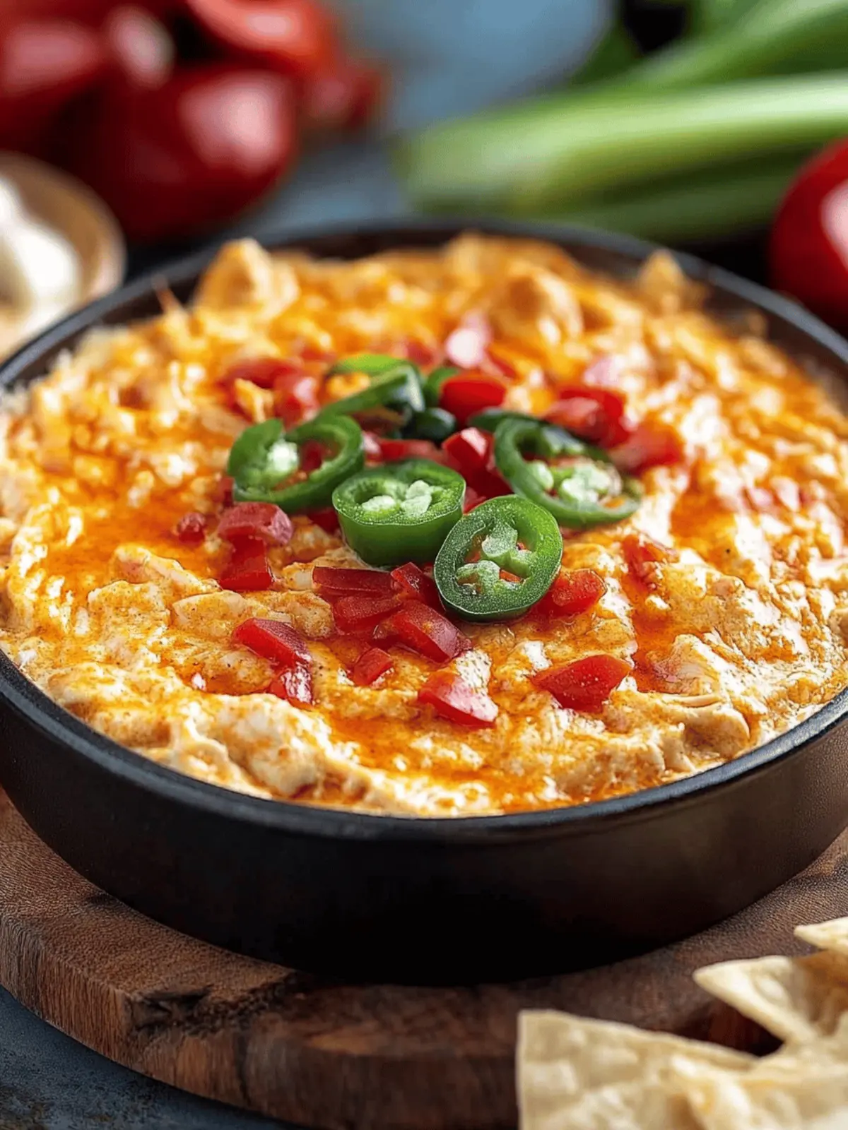 Healthier Buffalo Chicken Dip