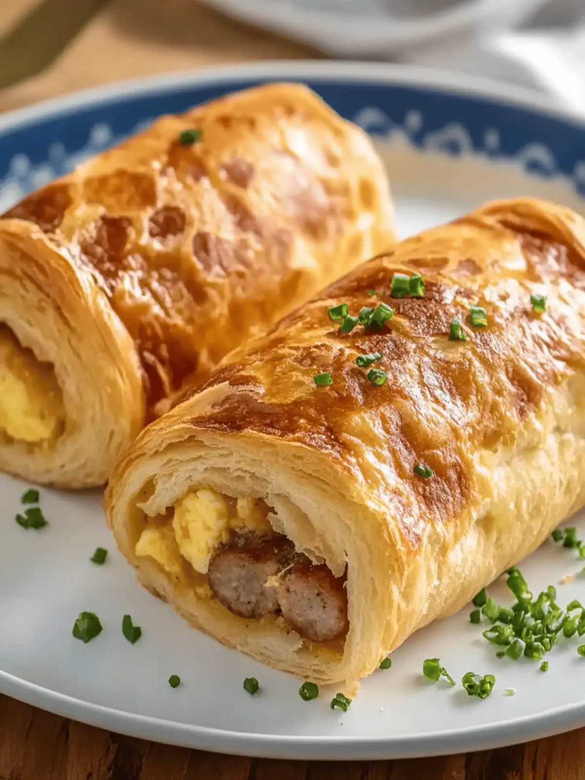 Sausage Egg Breakfast Roll