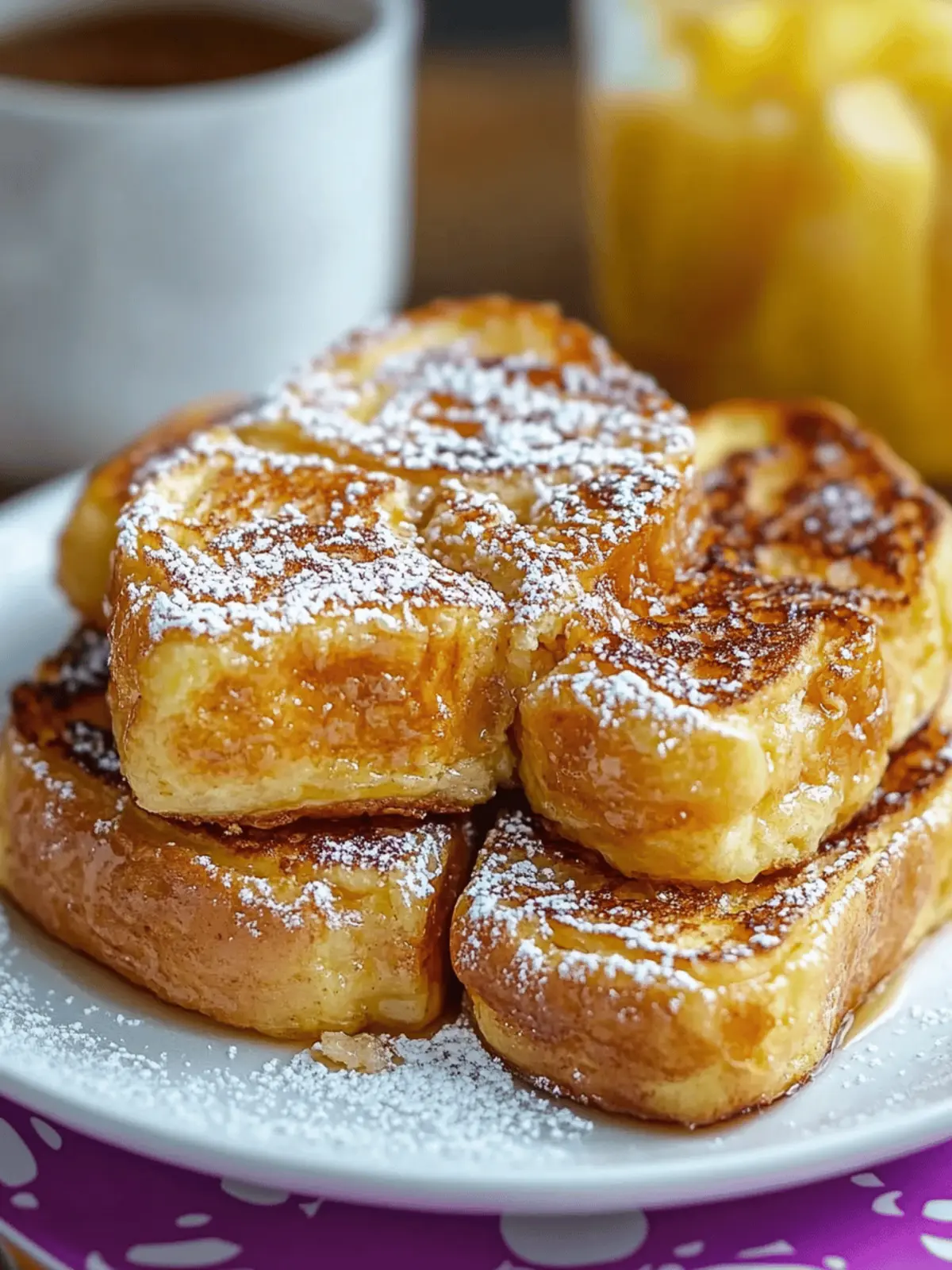 Hawaiian Roll French Toast