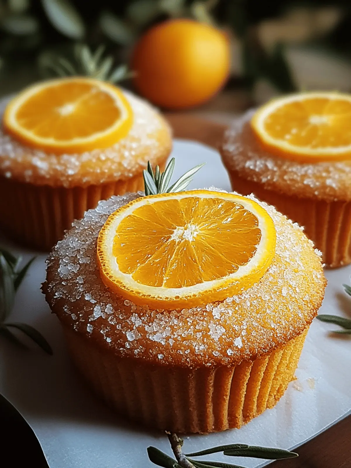 orange ginger honey cakes