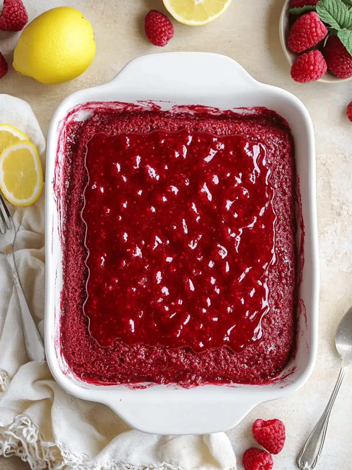 Fresh Raspberry Tiramisu
