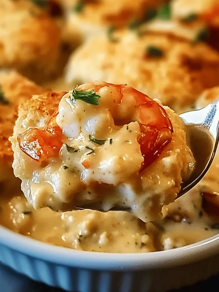 Cheddar Bay Biscuit Seafood Pot Pie