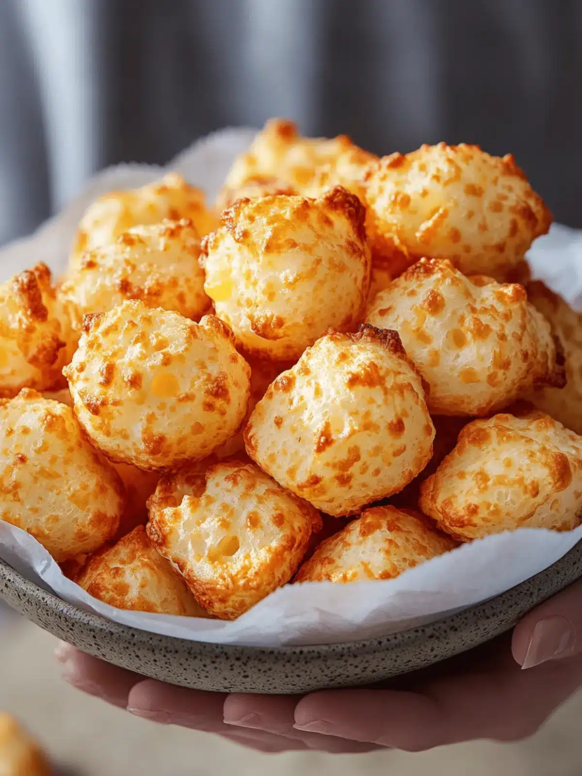 Keto Cheese Puffed Snacks