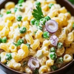 Creamy Pea Pasta Salad
