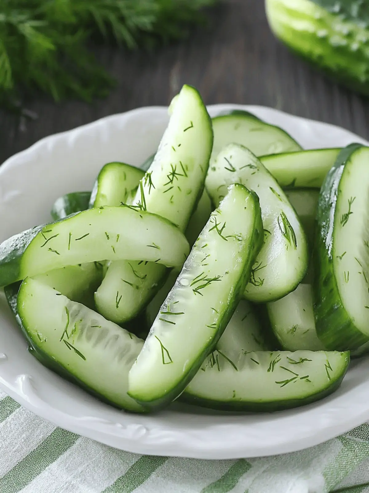 Garlic Dill Cucumbers