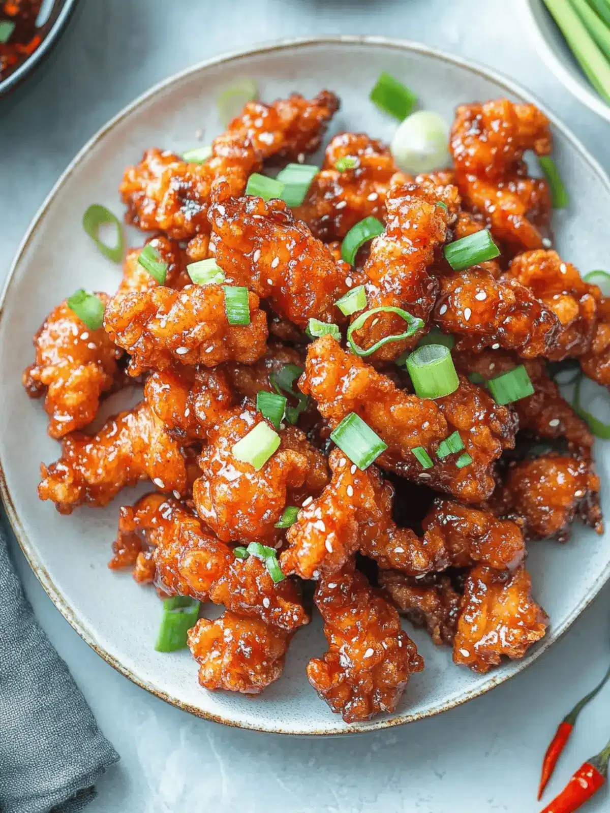 Chinese Crispy Chilli Chicken