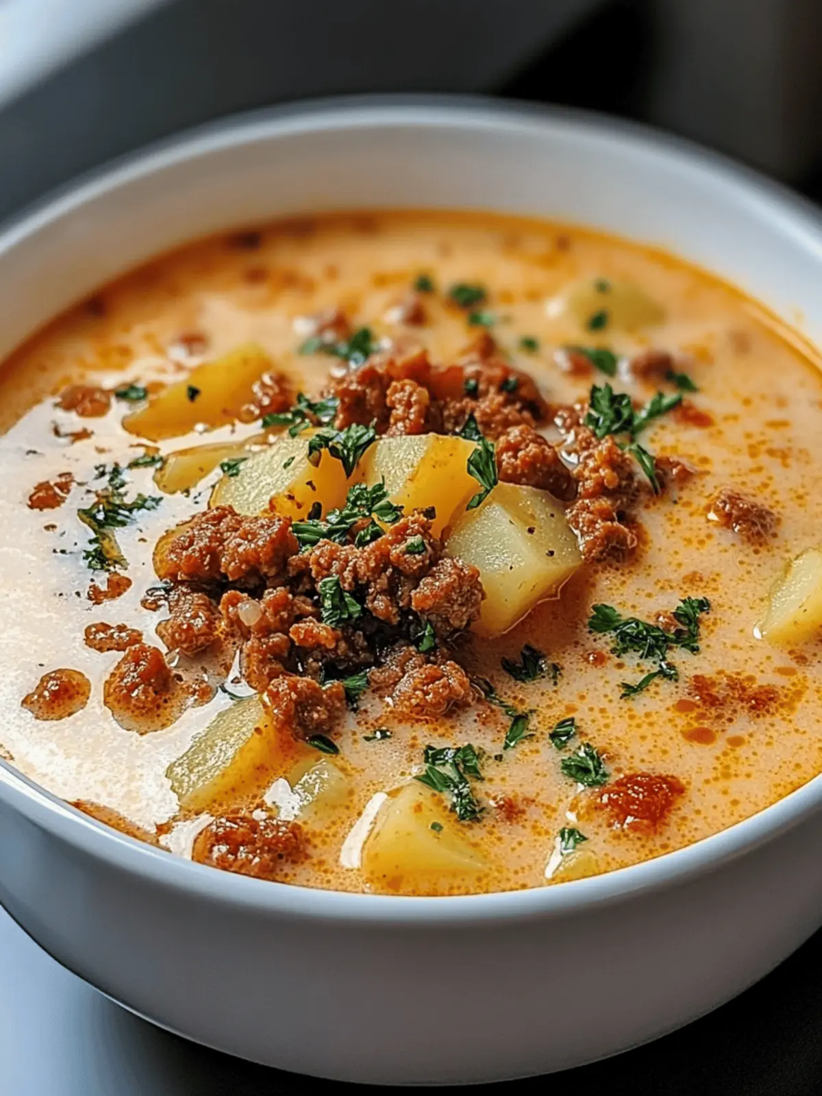 Chorizo and Potato Soup