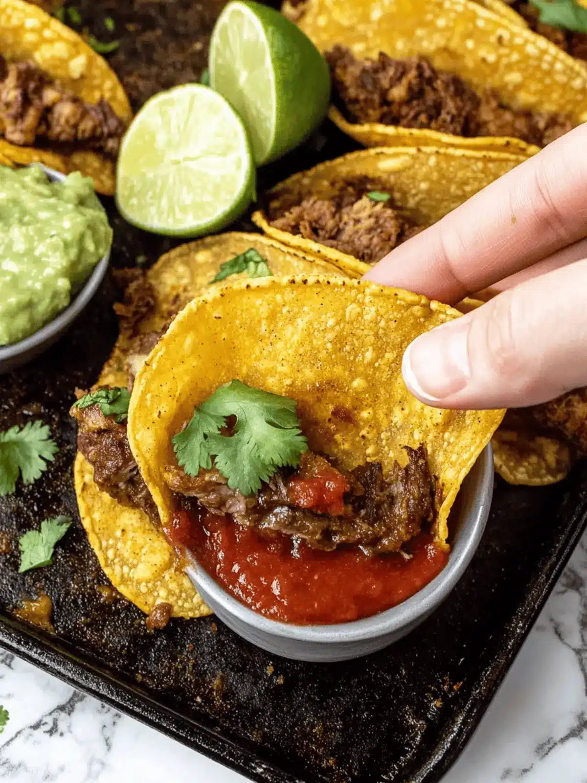 Crispy Baked Beef Tacos