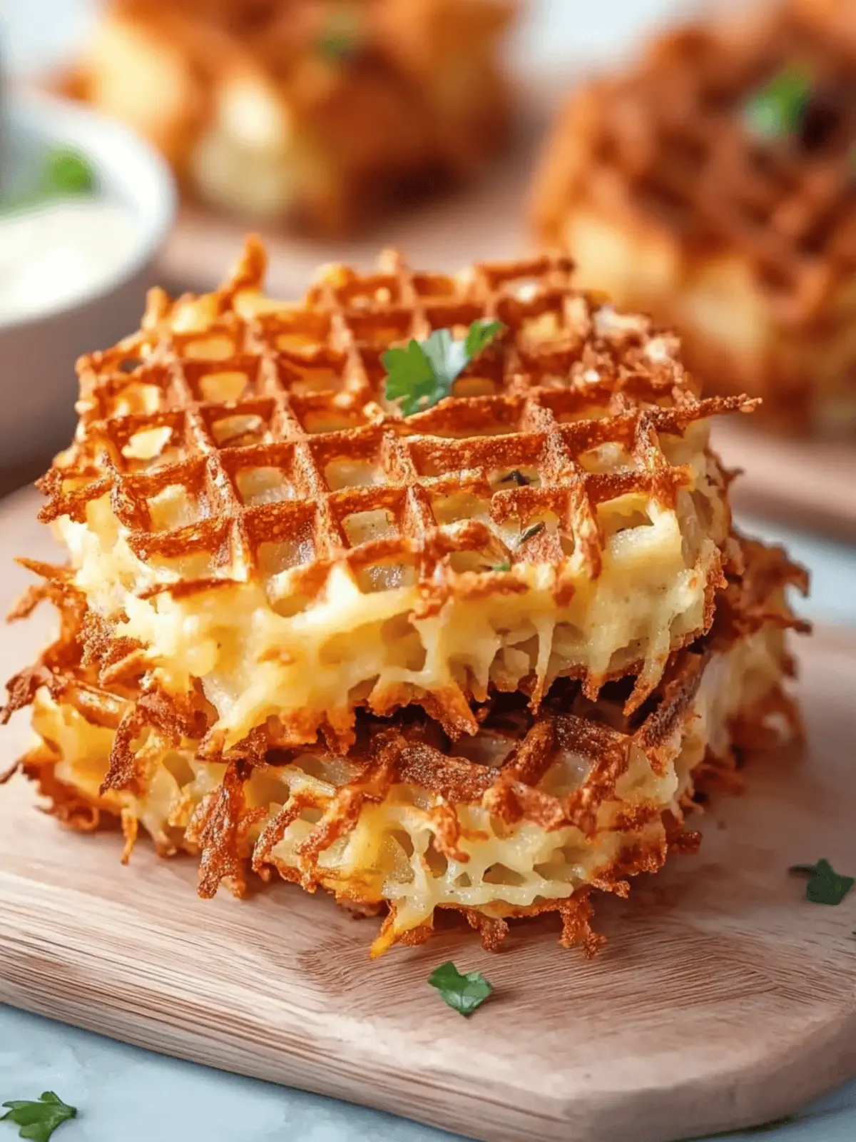 Healthy Hashbrown Chaffle