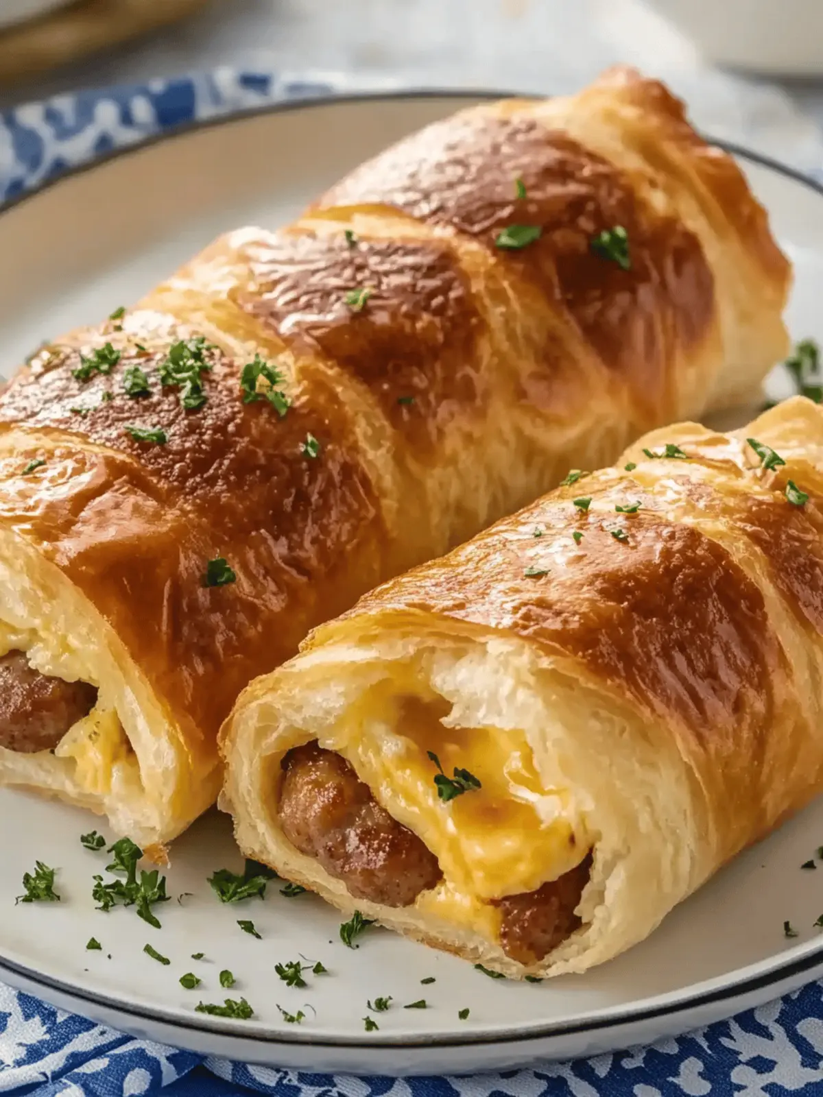 Sausage Egg Breakfast Roll