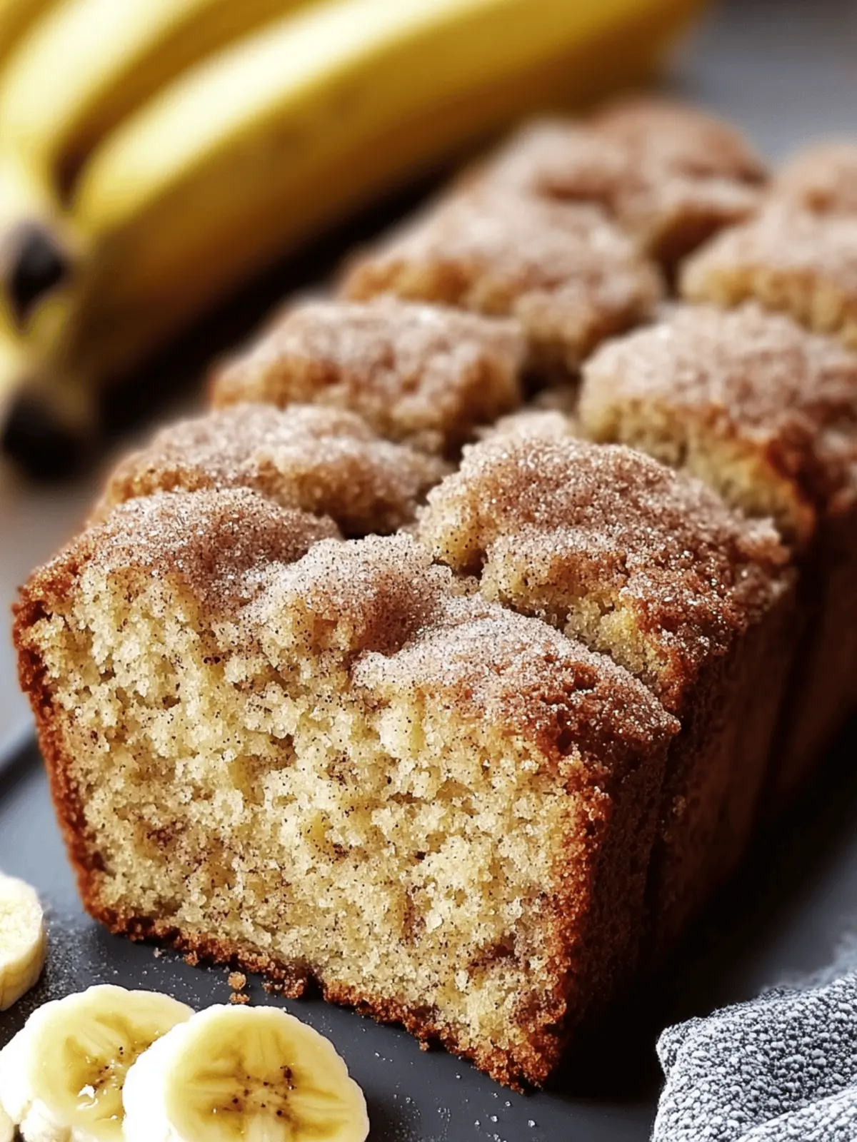 Snickerdoodle Banana Bread