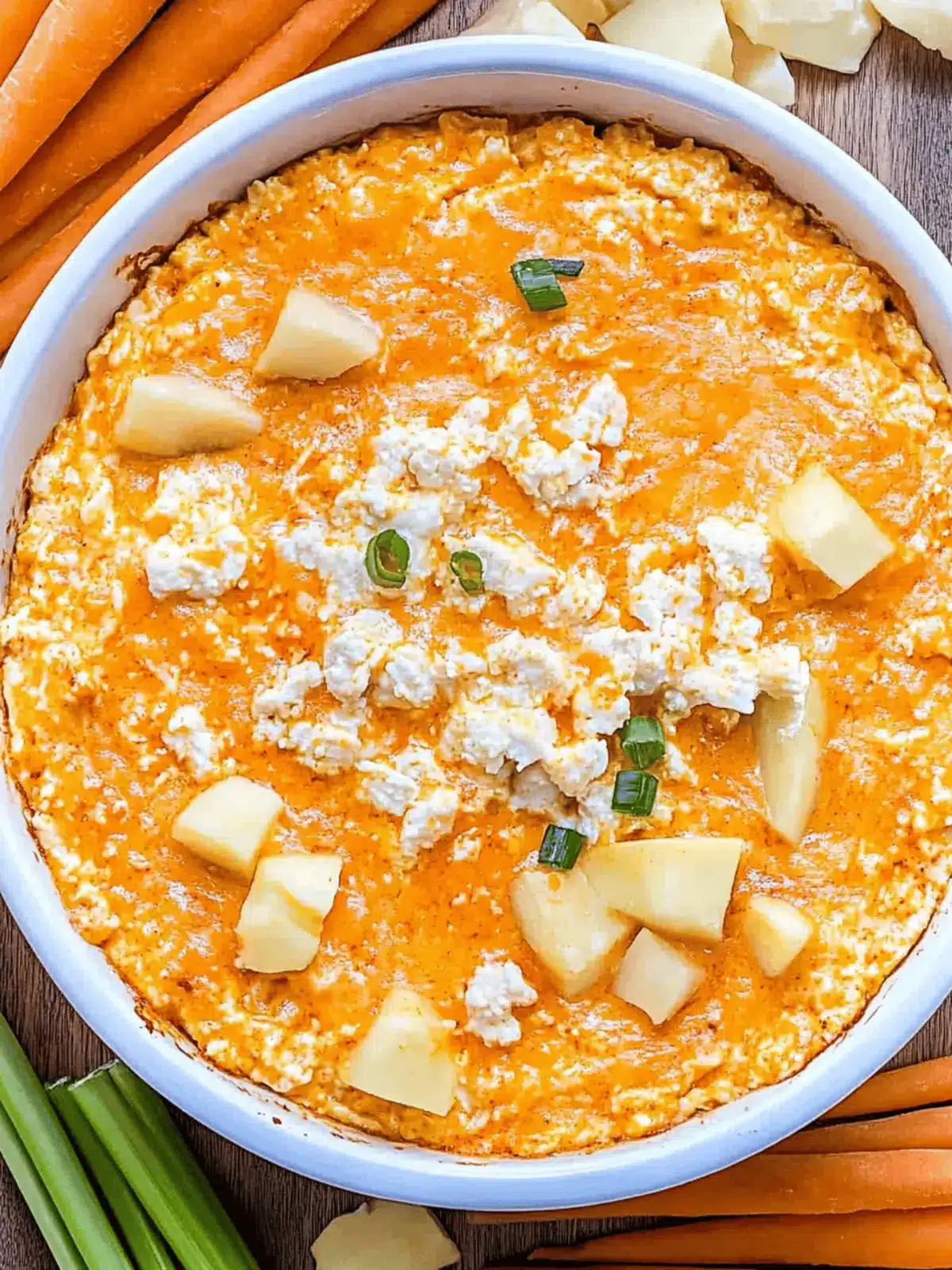Cottage Cheese Buffalo Chicken Dip