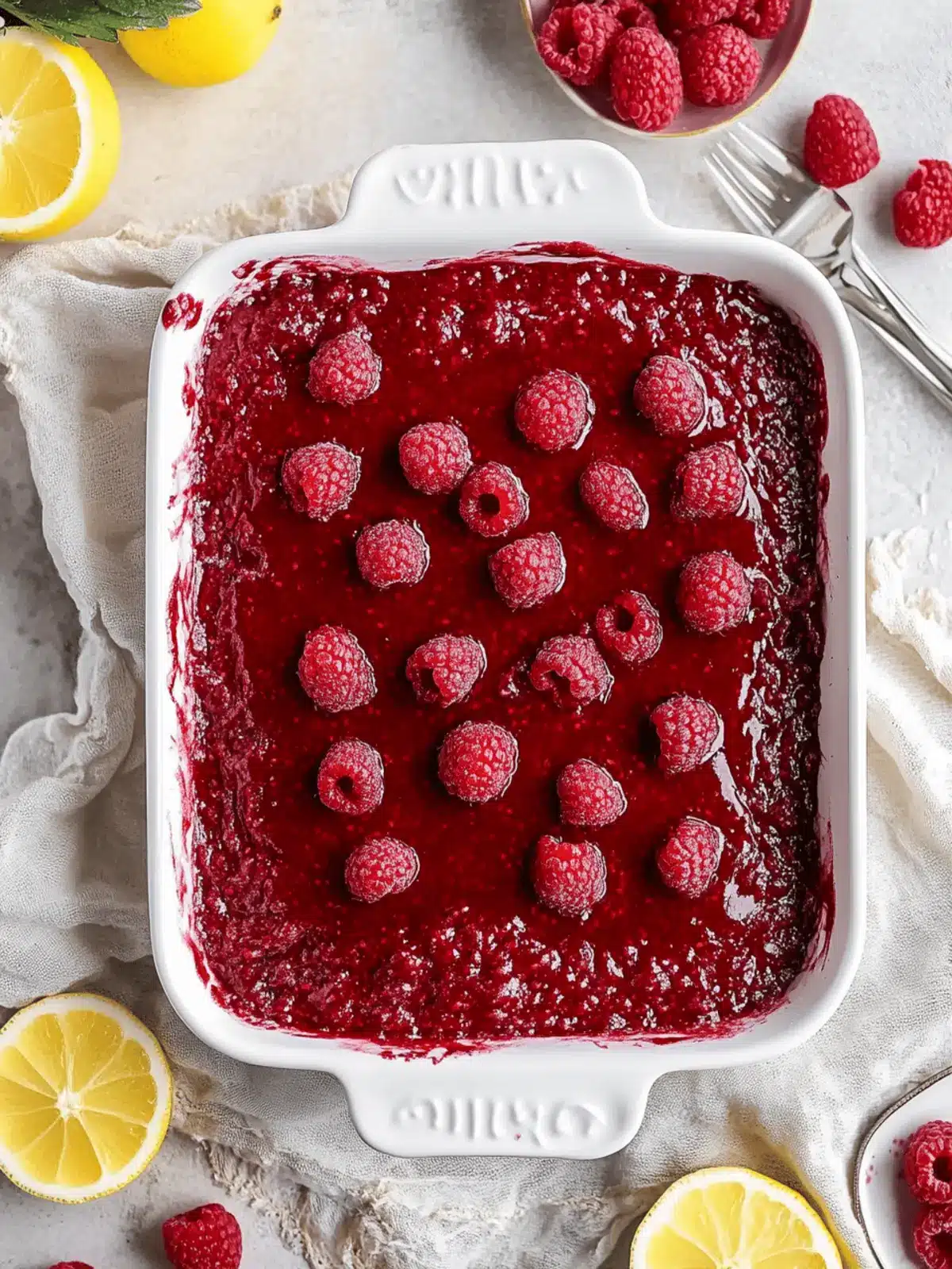 Fresh Raspberry Tiramisu