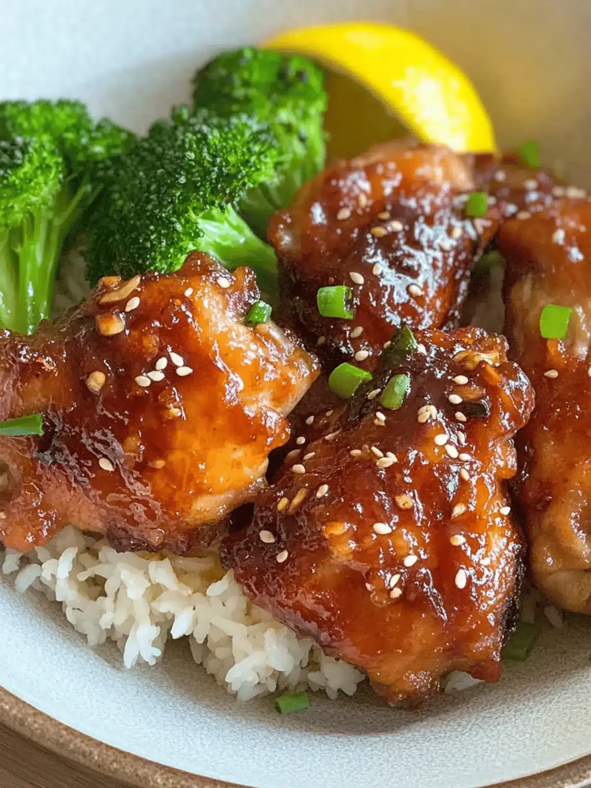 Soy Garlic Chicken Thighs