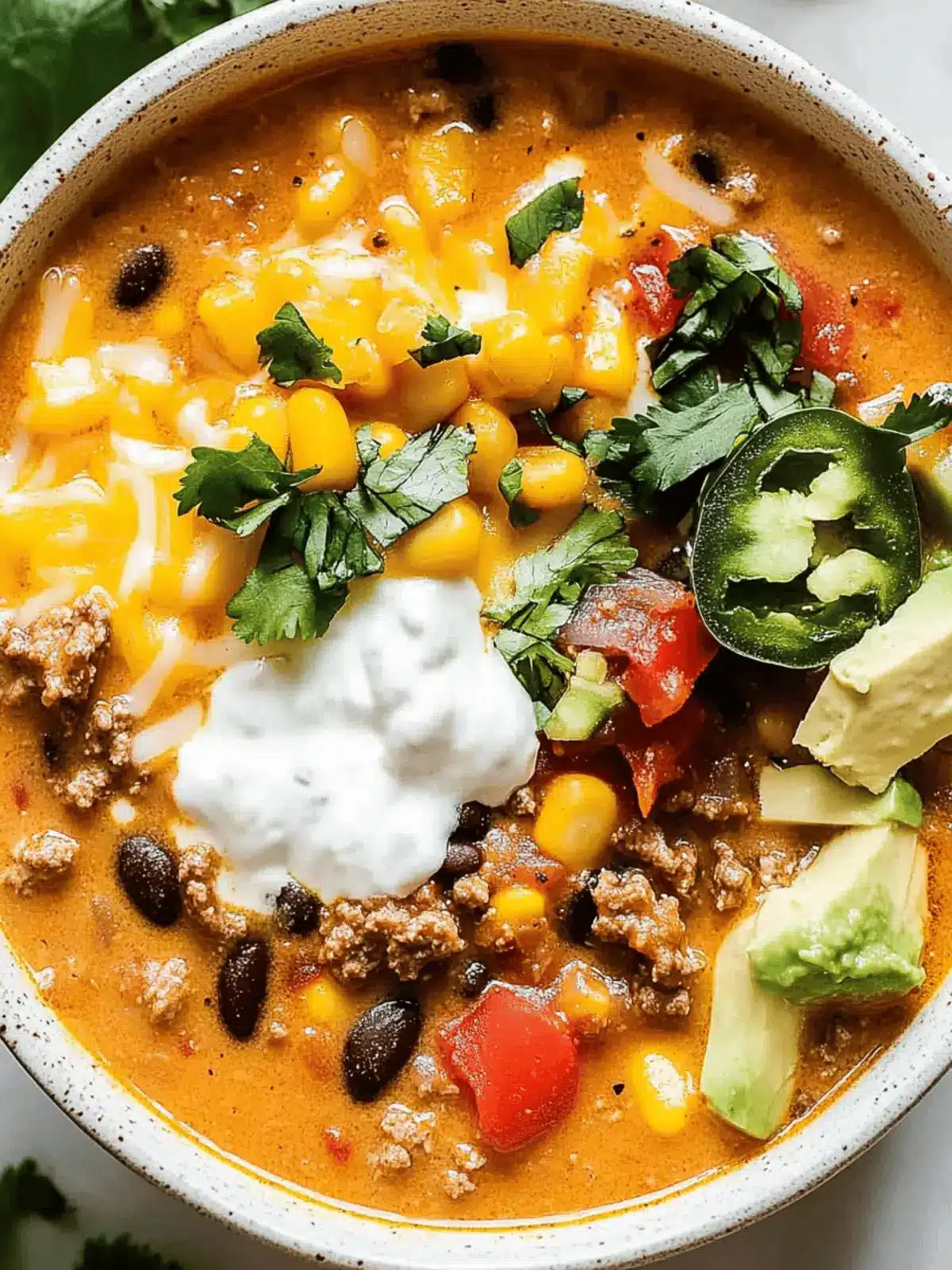 Creamy Taco Soup