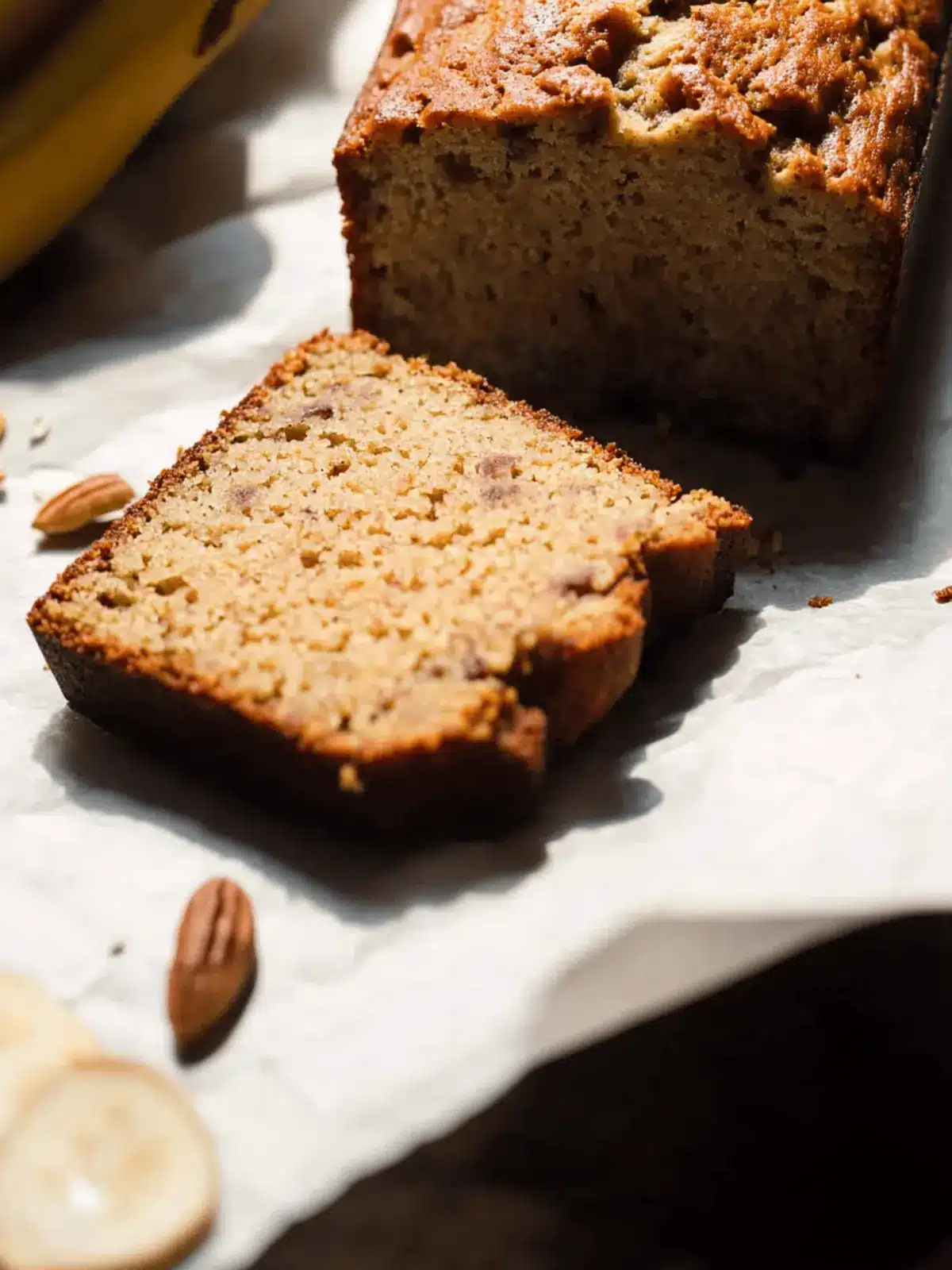 No Sugar Added Banana Bread