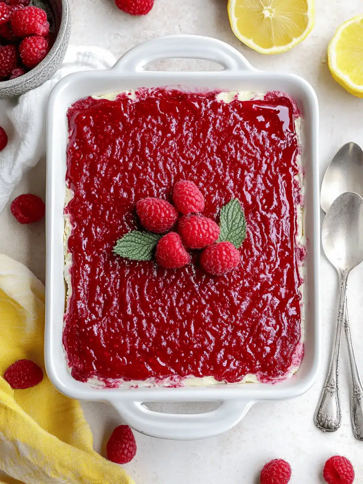 Fresh Raspberry Tiramisu