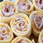 Easy Ham & Cheese Tortilla Pinwheels