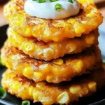 Cheesy Corn Fritters Recipe