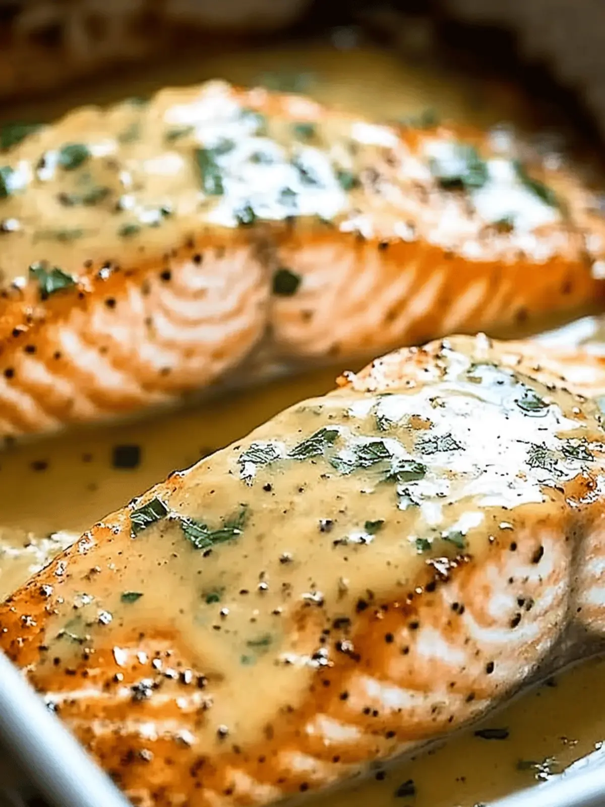Buttered Honey Mustard Oven Baked Salmon