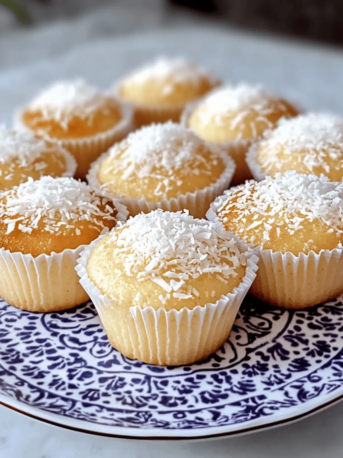 Portuguese Coconut Cakes