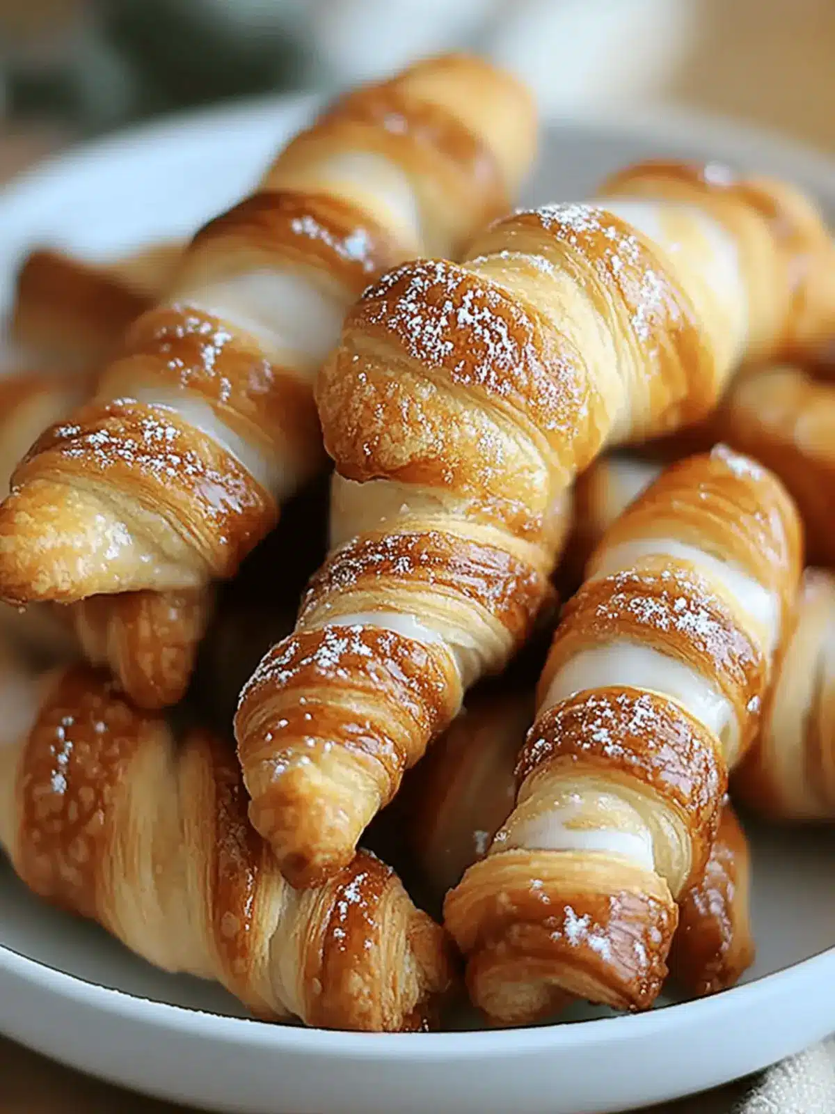 Crescent Roll Cinnamon Twists