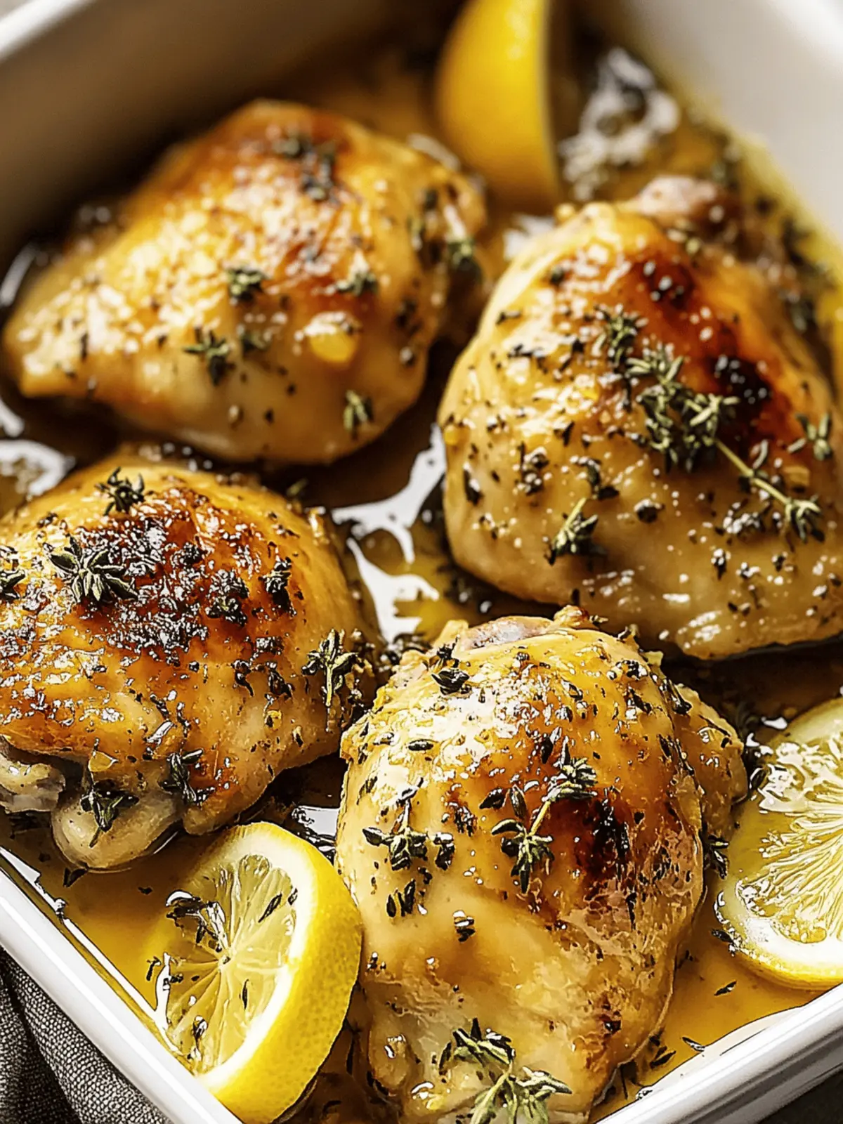 Greek Lemon Chicken Thighs