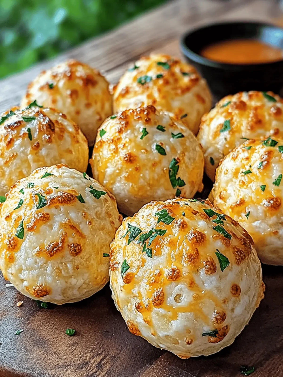Cheesy Garlic Bombs