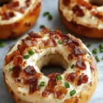 Zesty Bacon Cream Cheese Bagels