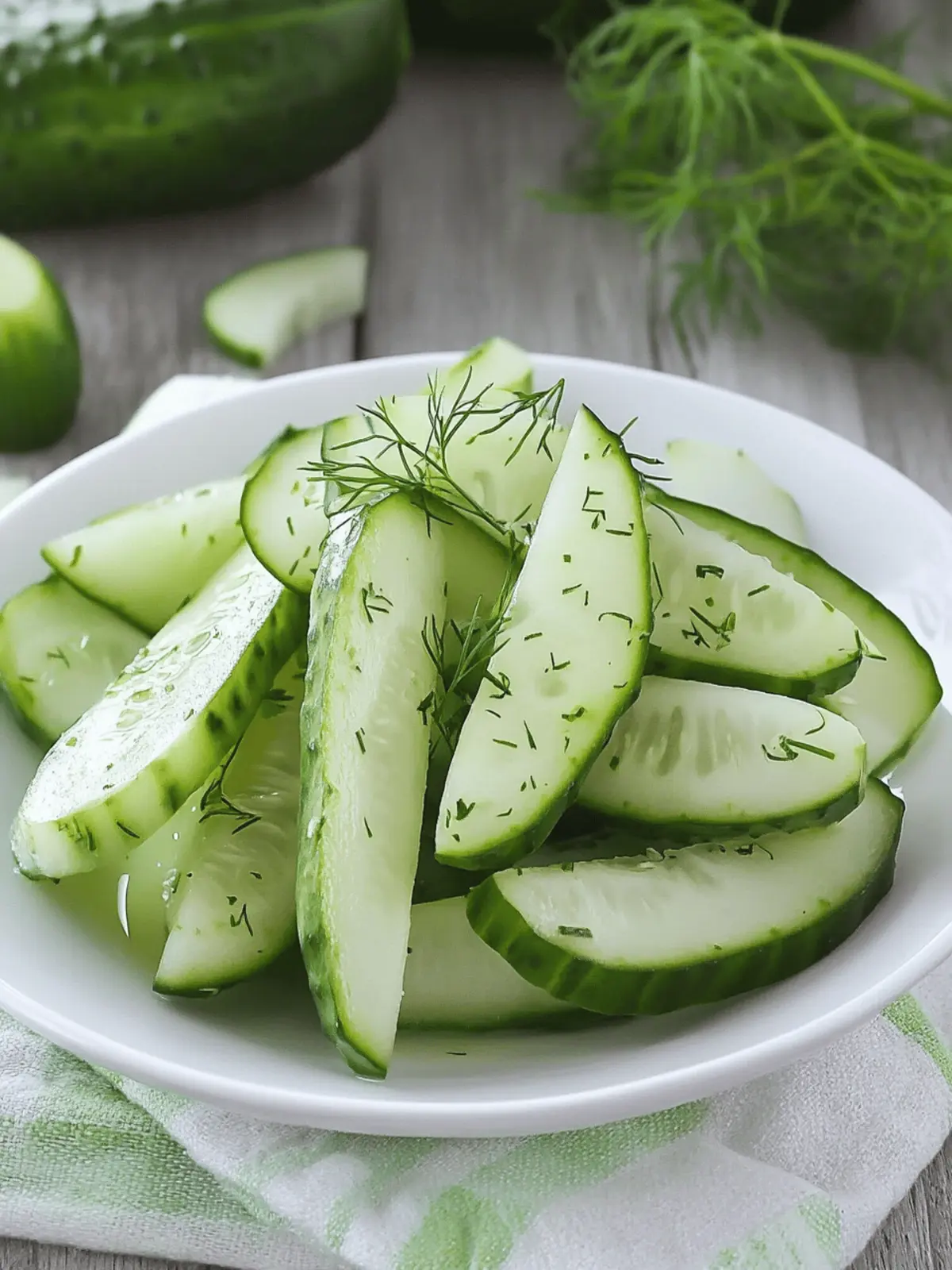 Garlic Dill Cucumbers