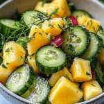 Pineapple Cucumber Salad