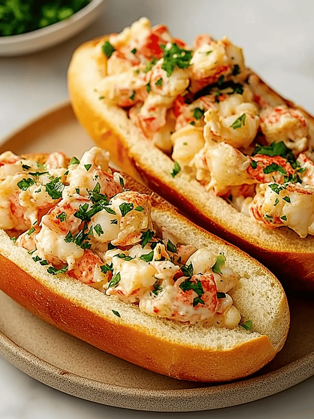 Garlic Butter Lobster Rolls