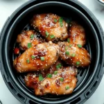 Air Fryer Korean Soy Garlic Chicken Thighs
