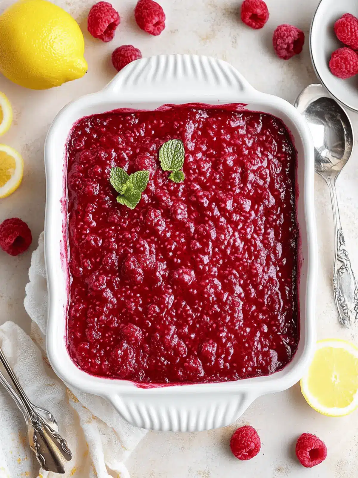 Fresh Raspberry Tiramisu