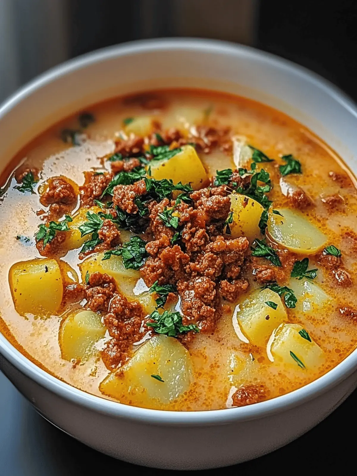 Chorizo and Potato Soup