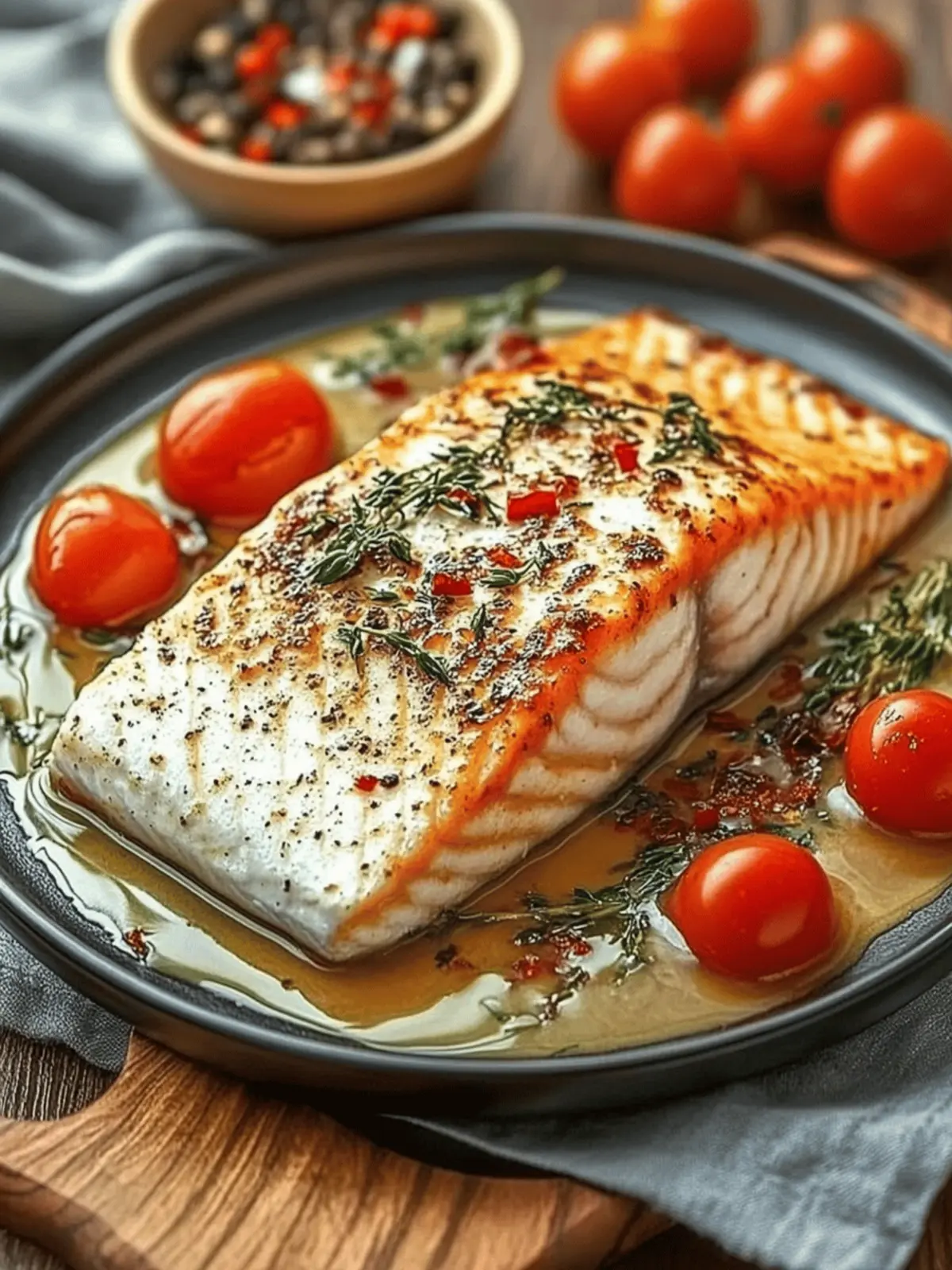 MEDITERRANEAN BAKED SALMON