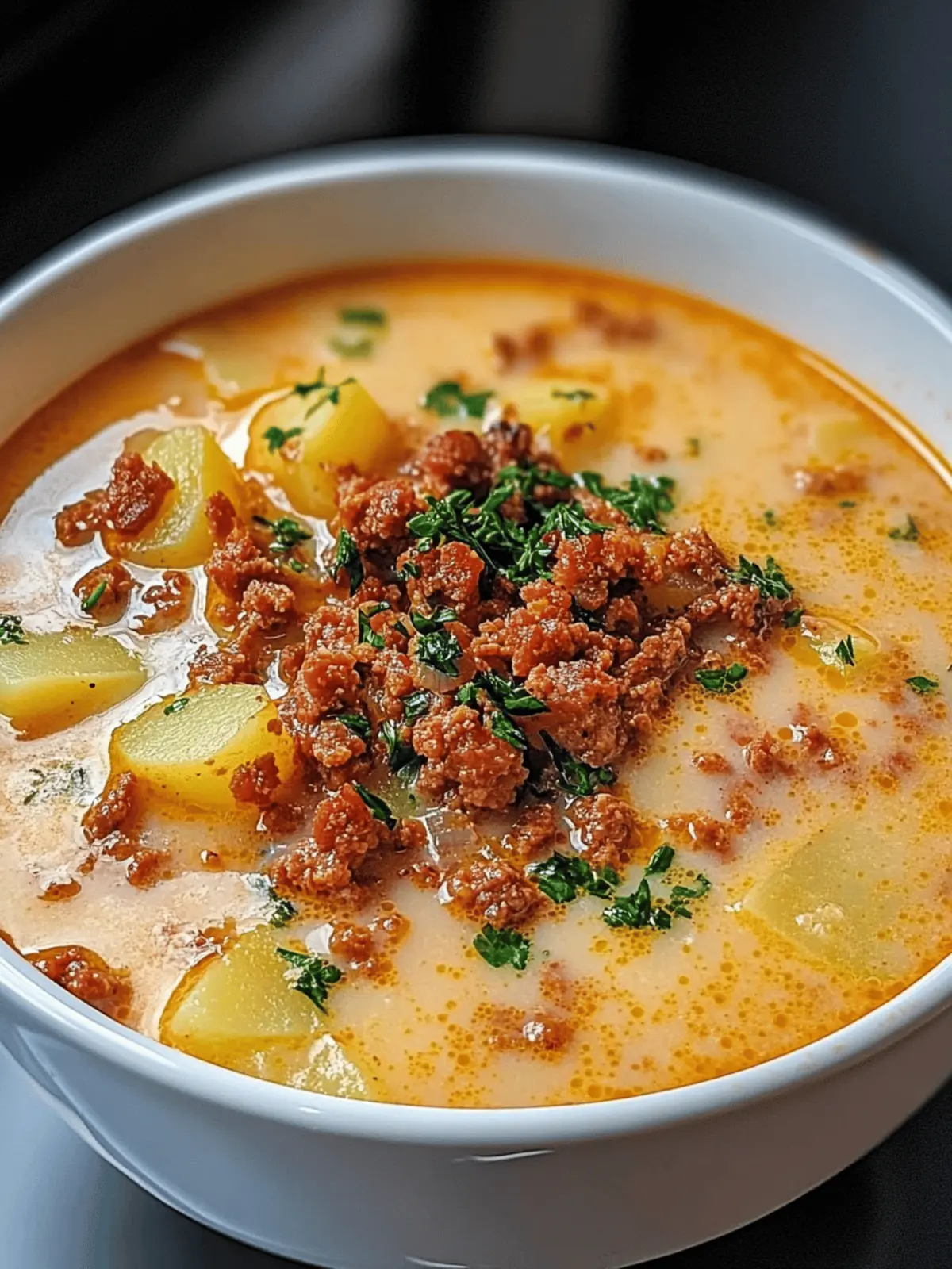 Chorizo and Potato Soup