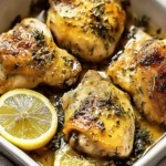 Greek Lemon Chicken Thighs
