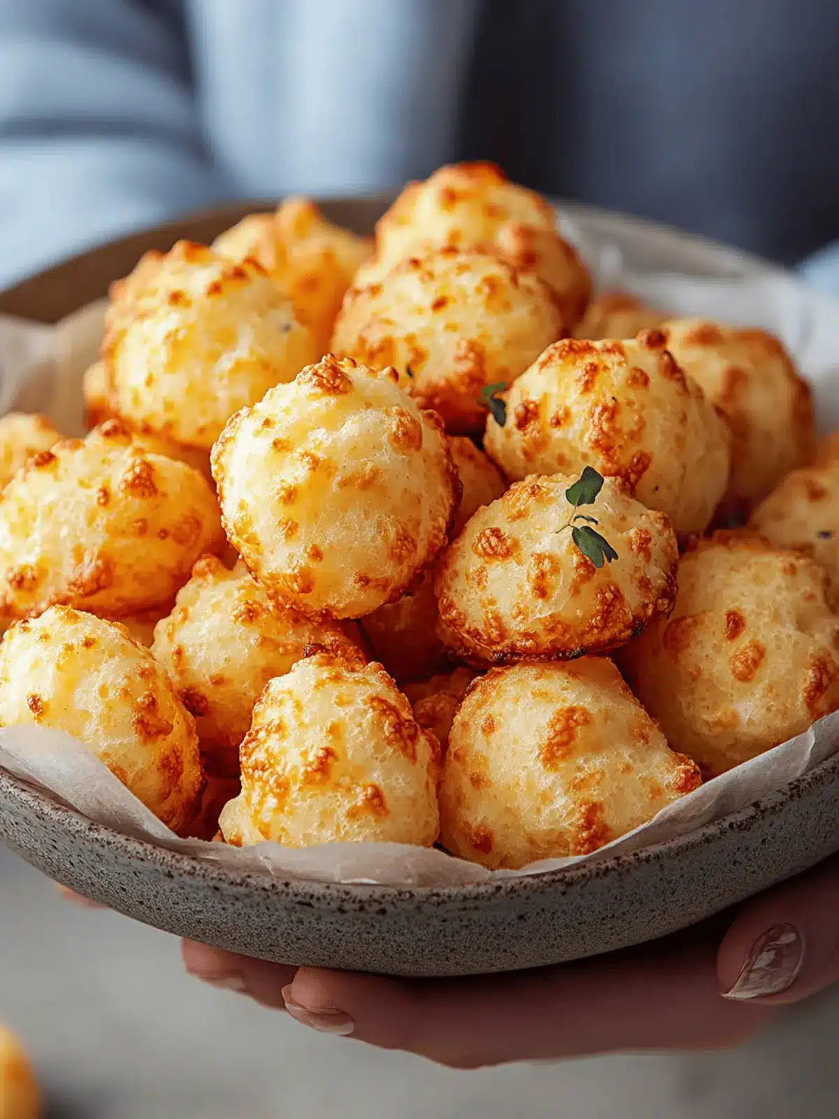 Keto Cheese Puffed Snacks
