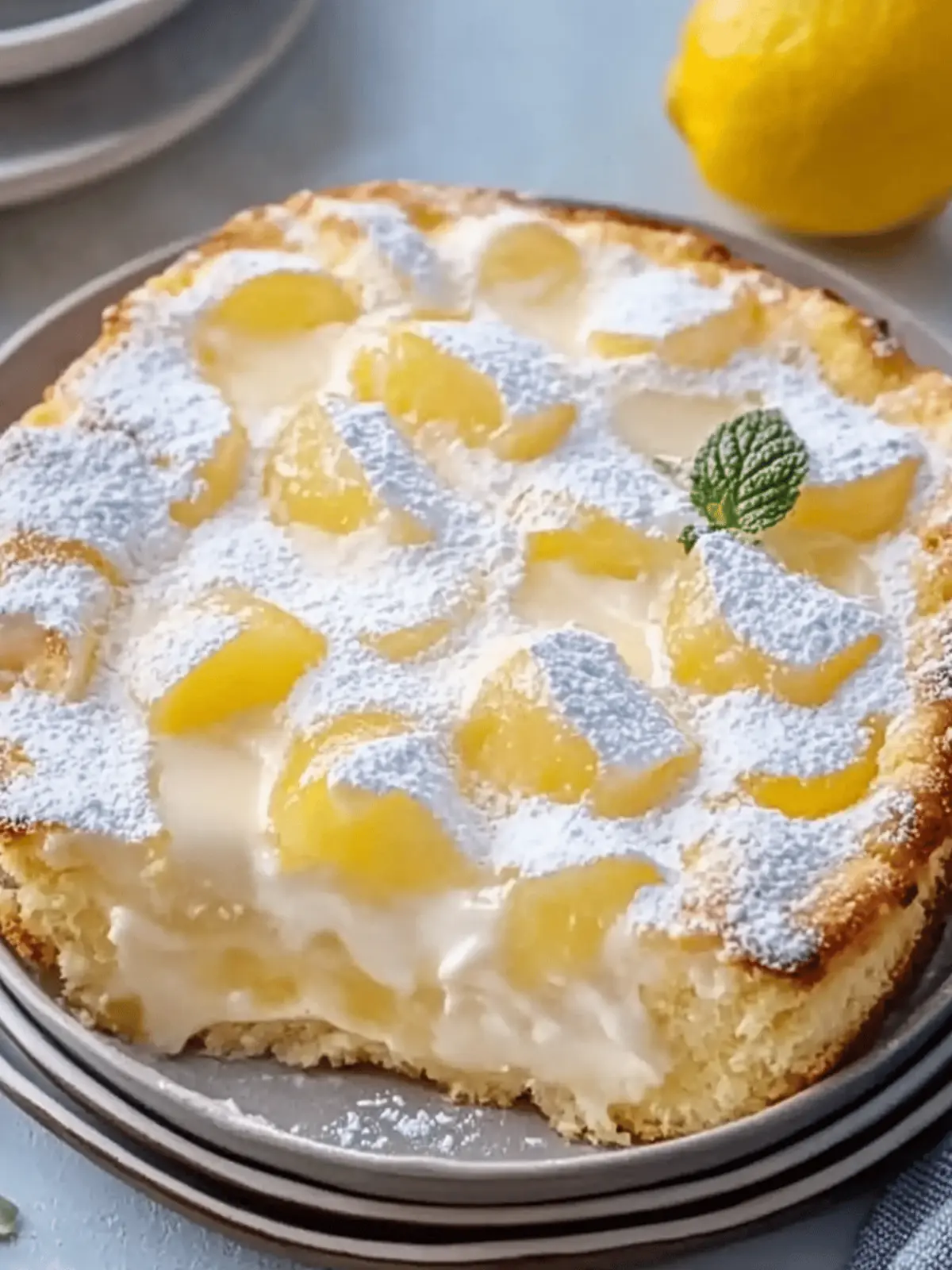 One-Bowl Lemon Dessert