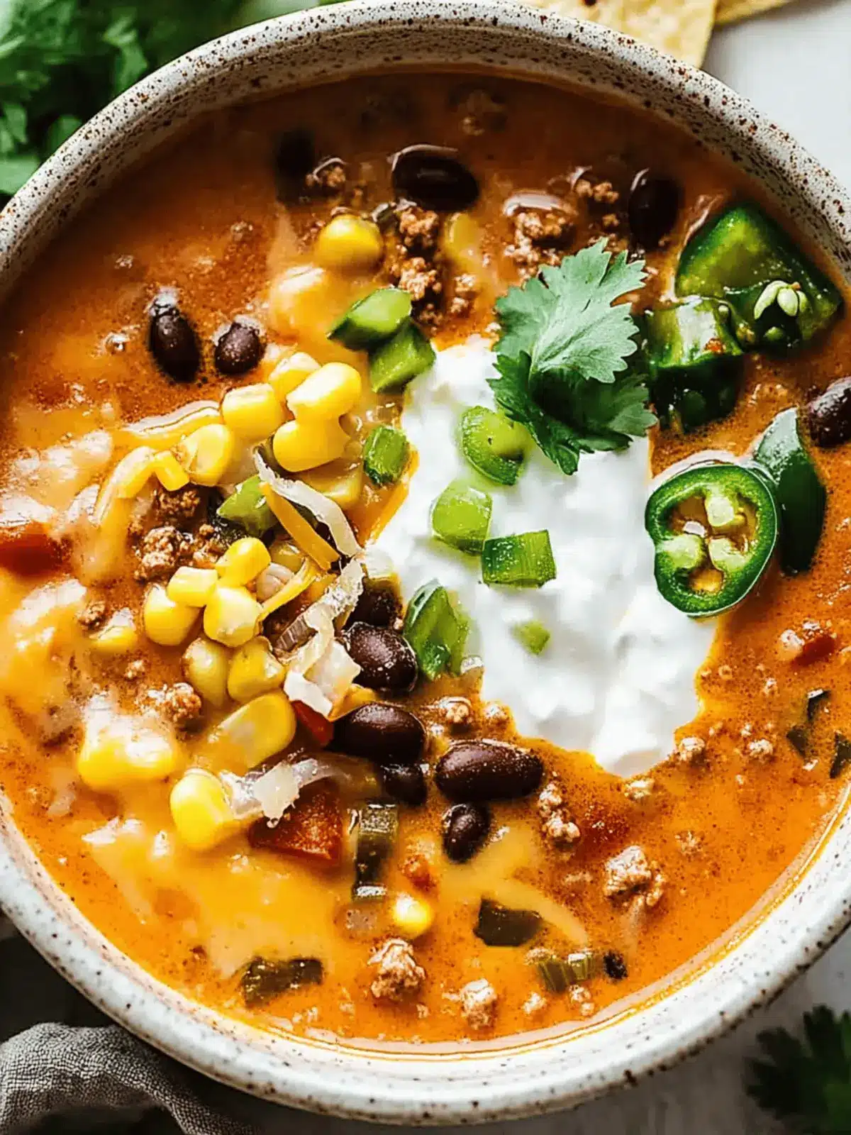 Creamy Taco Soup