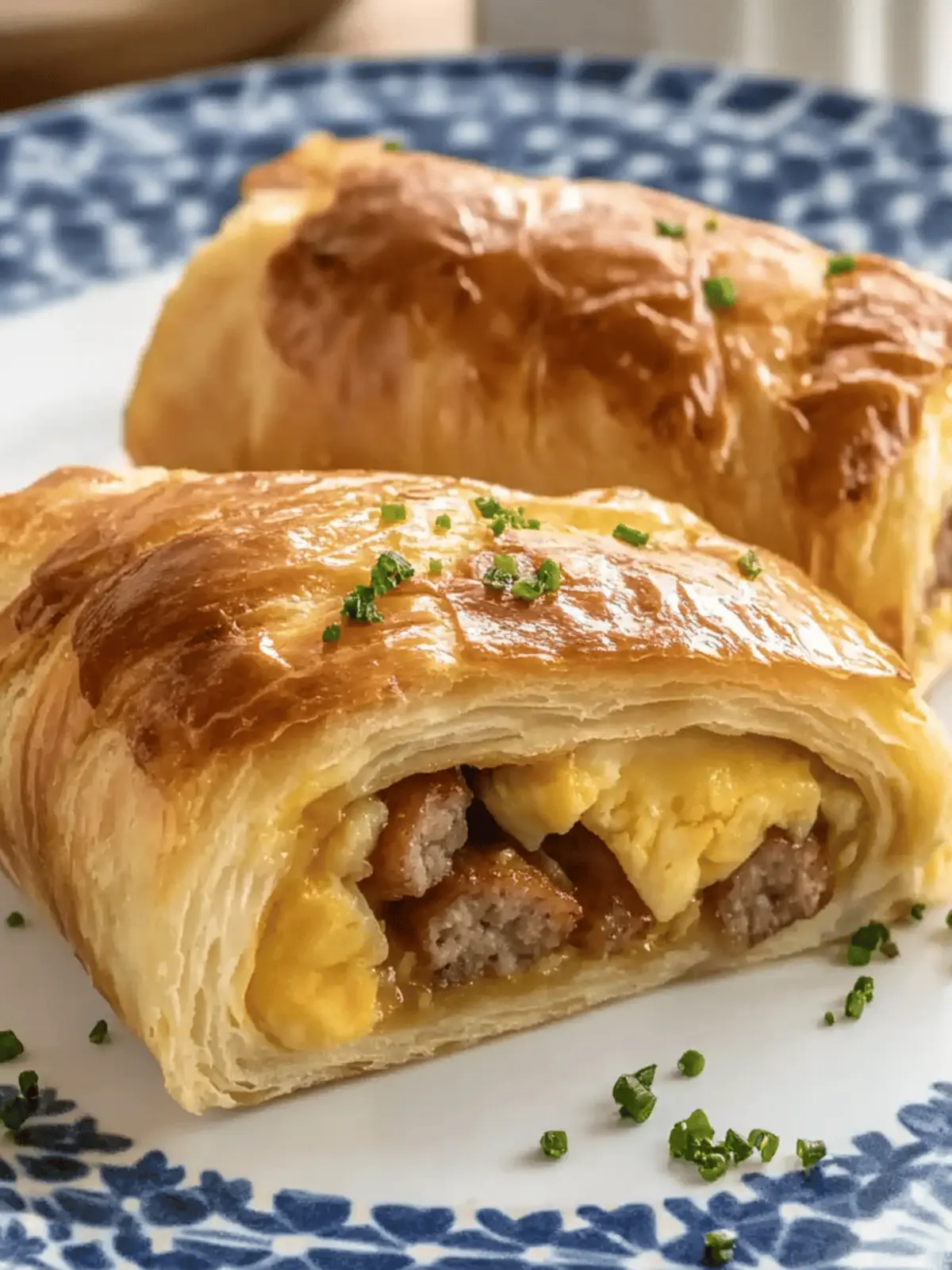 Sausage Egg Breakfast Roll