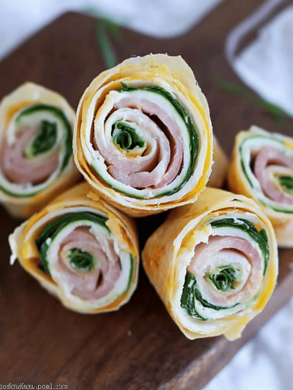 Easy Ham Roll Ups