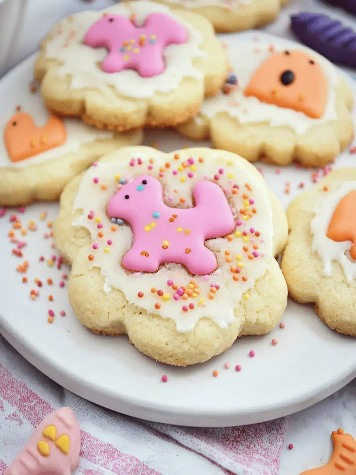 Crumble Animal Cookies
