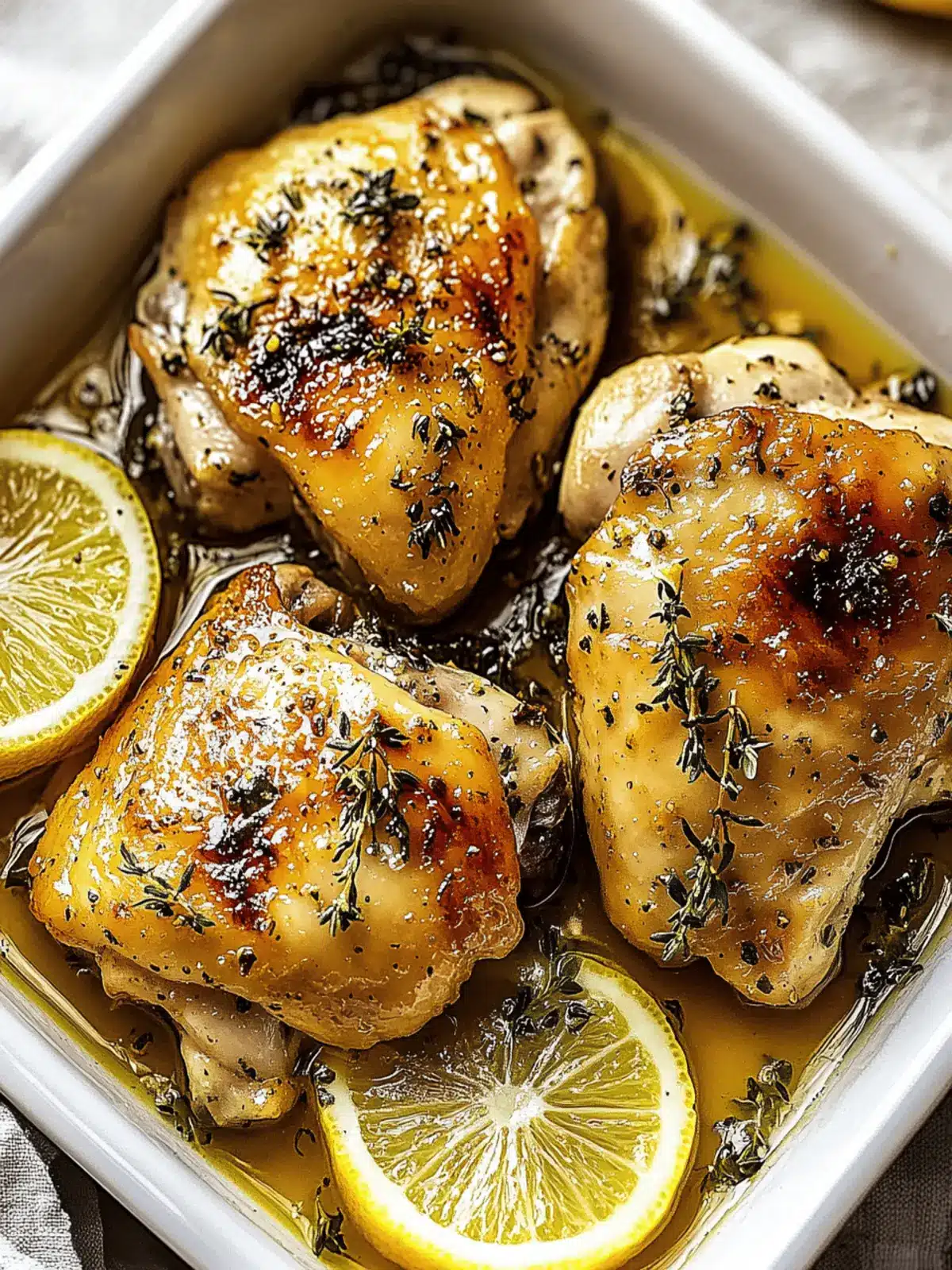 Greek Lemon Chicken Thighs