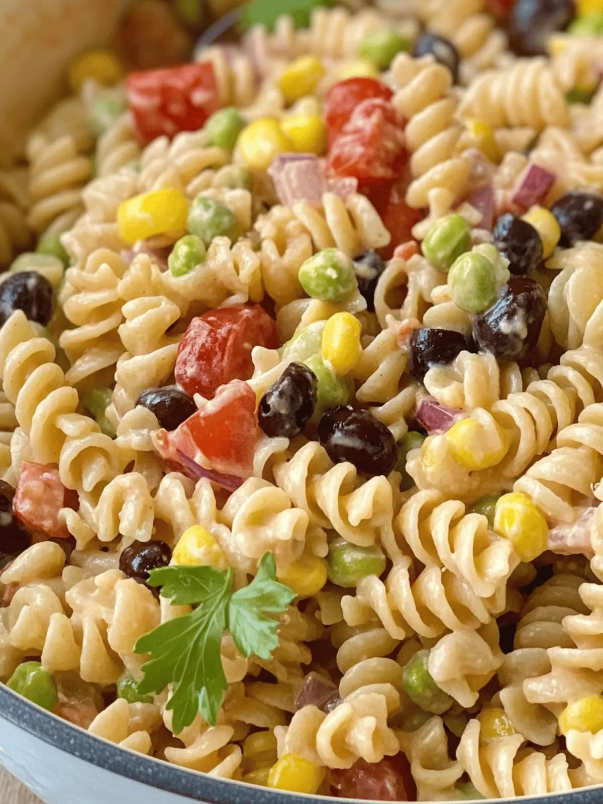 COWBOY CAVIAR PASTA SALAD