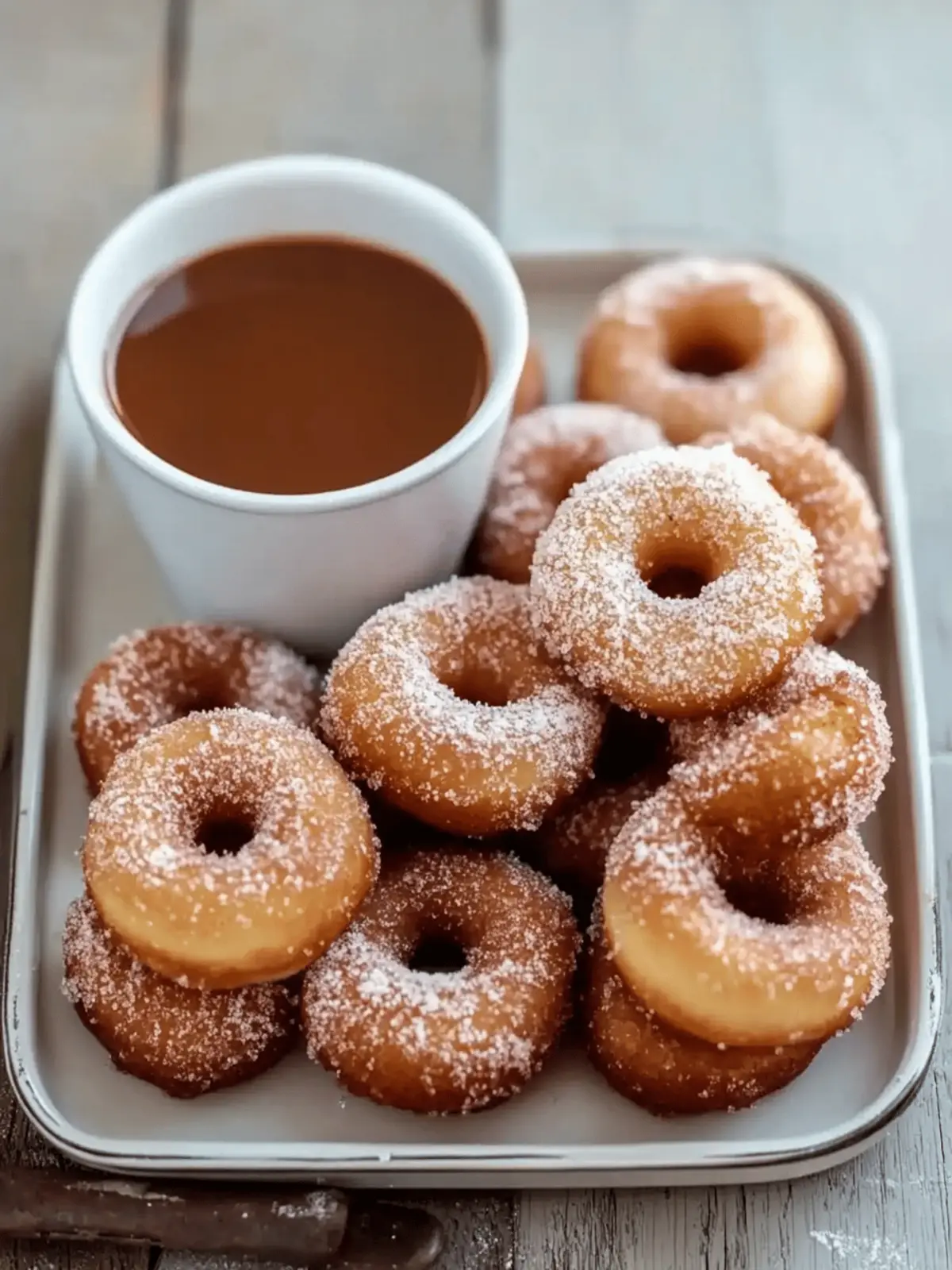Sweet Churro Donut Bites