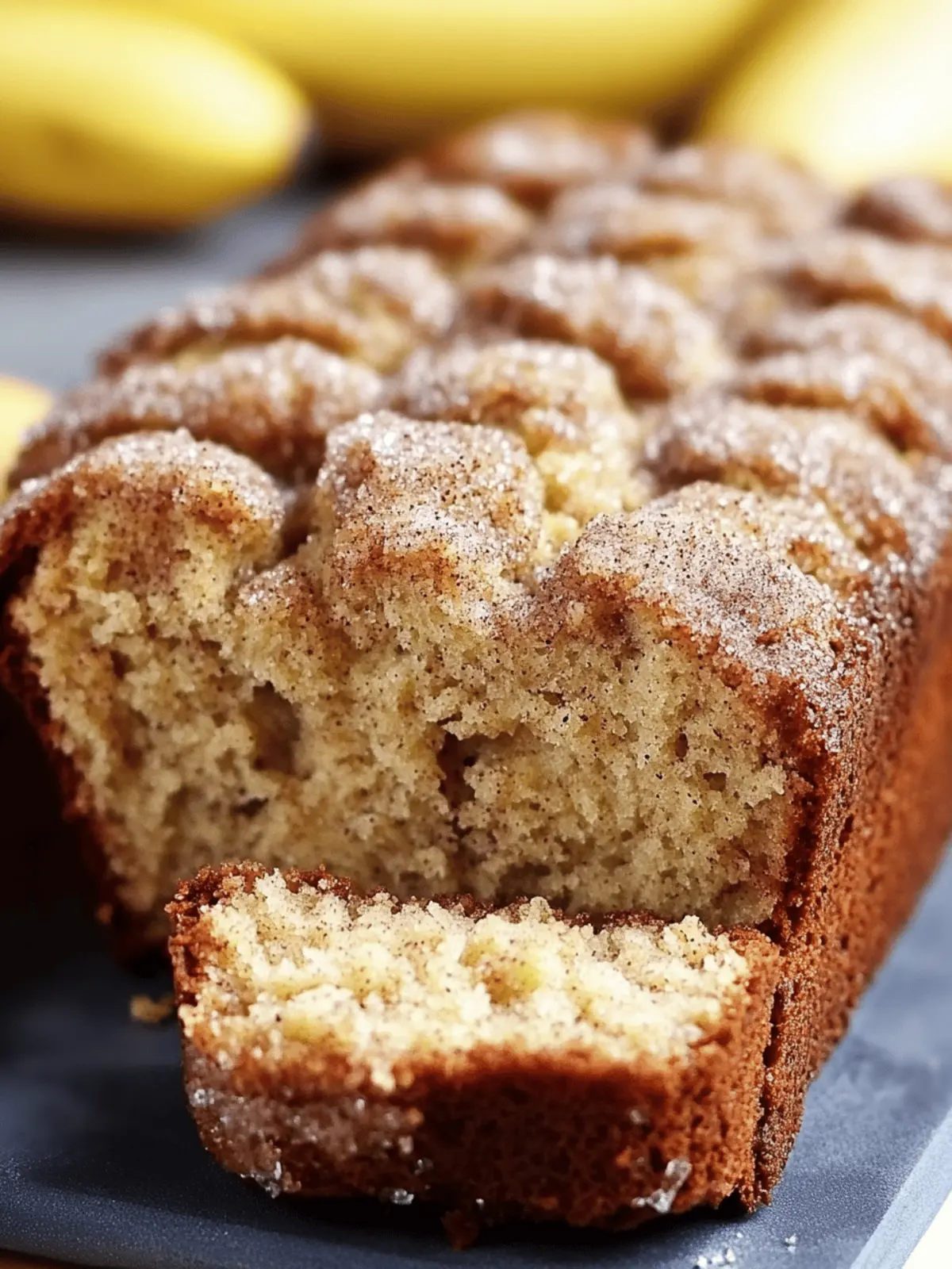 Snickerdoodle Banana Bread