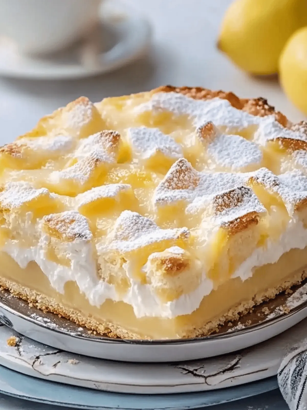 One-Bowl Lemon Dessert